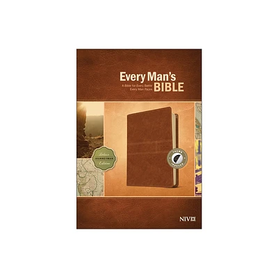 Every Mans Bible NIV, Deluxe Journeyman Edition - (Leather Bound)