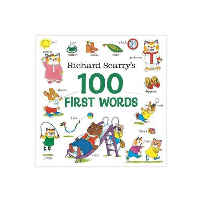 Richard Scarrys 100 First Words - (Board Book)