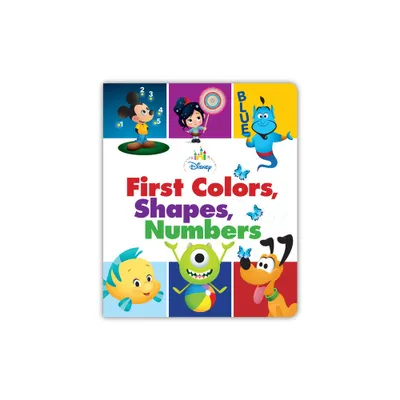 Disney Baby: First Colors, Shapes, Numbers - by Disney Books (Board Book)