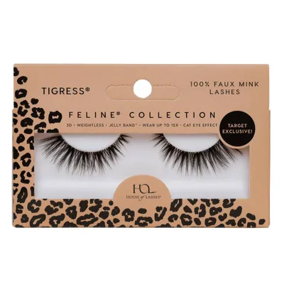 House of Lashes Tigress Full Volume 100% Cruelty-Free Faux Silk Fibers False Eyelashes - 1pr