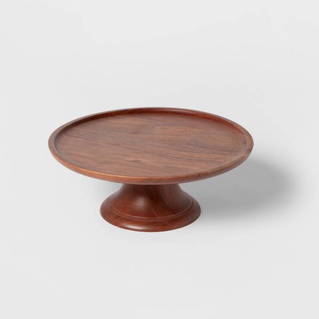 12 Wood Tall Cake Stand - Threshold