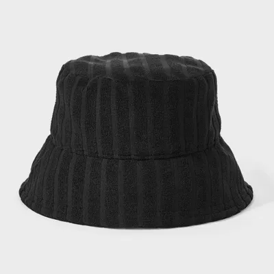 Poly Jacquard Terry Bucket Hat