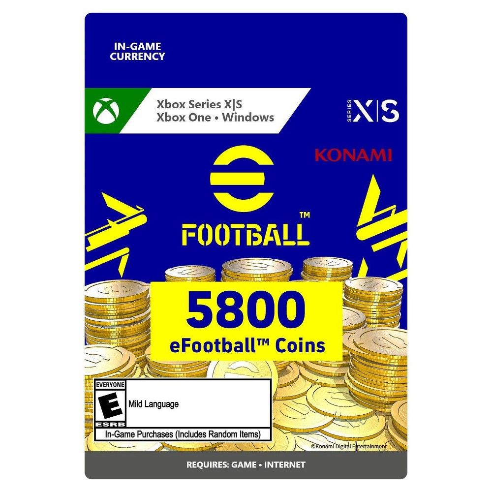 Xbox EFootball: 5800 eFootball Coins - Xbox Series X|S/Xbox One (Digital) |  The Market Place