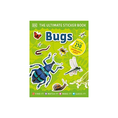 The Ultimate Sticker Book Bugs - by DK (Paperback)