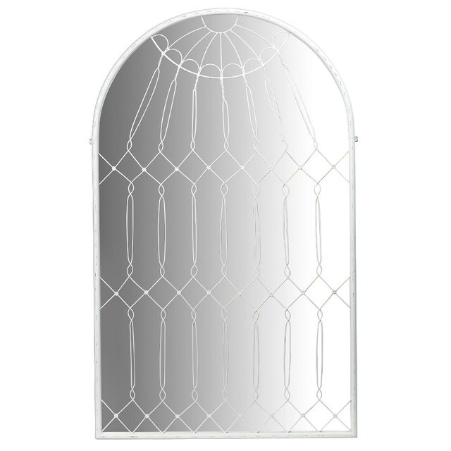 Arched Iron Cage Design Decorative Wall Mirrors - Storied Home