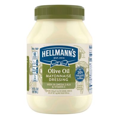 Hellmanns Mayonnaise Dressing with Olive Oil 30oz