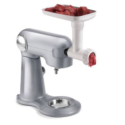 Cuisinart Meat Grinder Attachment - MG-50: Stand Mixer Accessory, Space-Saving Design, Includes Grinding Plates & Food Pusher