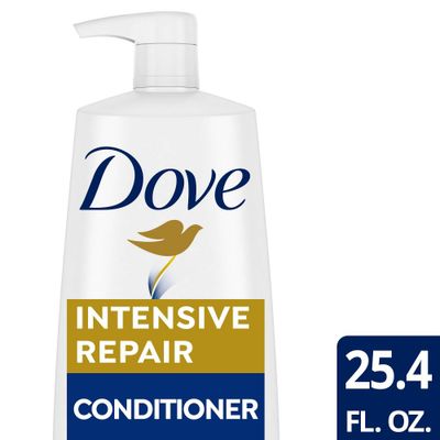 Dove Beauty Nutritive Solutions Strengthening Conditioner with Pump for Damaged Hair Intensive Repair - 25.4 fl oz