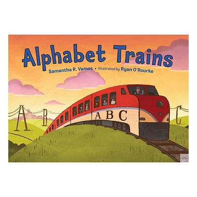 Alphabet Trains - by Samantha R Vamos (Paperback)