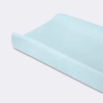 Wipeable Changing Pad Cover - Solid Blue - Cloud Island