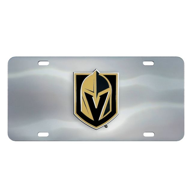 NHL Vegas Golden Knights Stainless Steel Metal License Plate