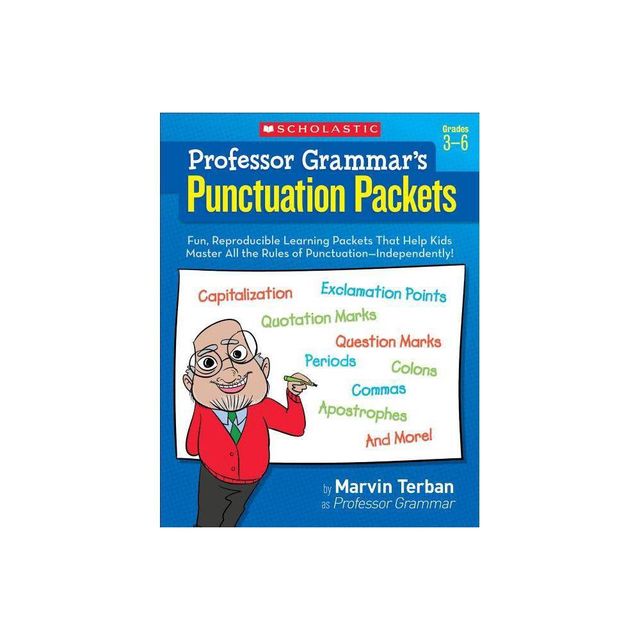 Professor Grammars Punctuation Packets - by Marvin Terban (Paperback)