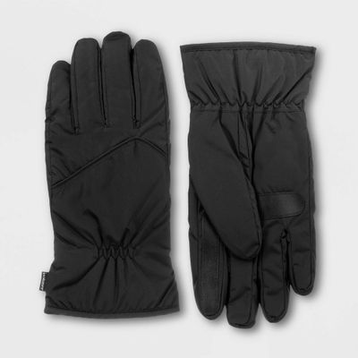 Isotoner Mens Sleek Heat Gloves