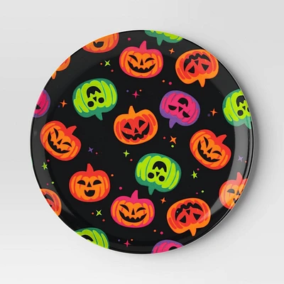 10 Halloween Melamine Pumpkins Dinner Plate - Hyde & EEK! Boutique