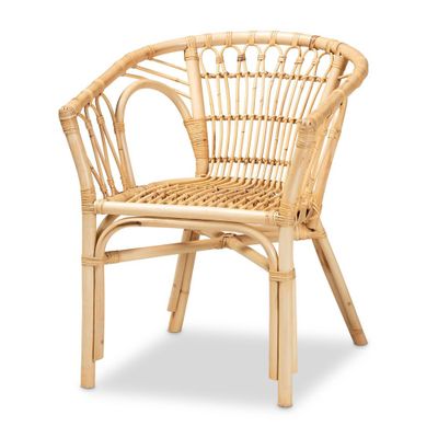 Kaka Rattan Dining Chair Natural/Brown - bali & pari