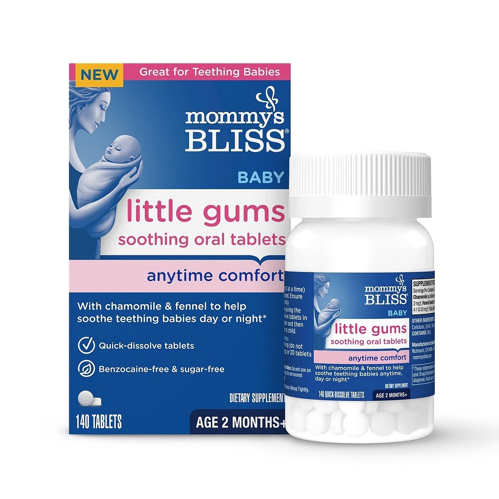 Mommys Bliss Little Gums Soothing Oral Tablets - 140ct | The Market Place