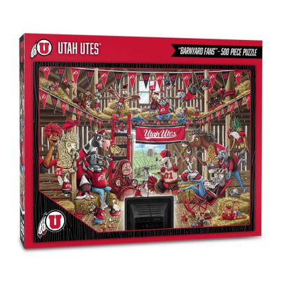 NCAA Utah Utes Barnyard Fans 500pc Puzzle