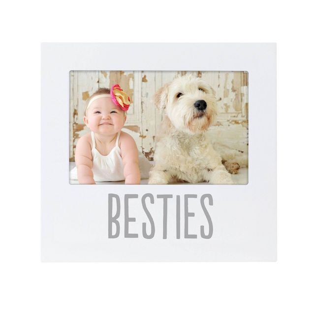 Pearhead Baby and Friend Besties Frame - White 4x6