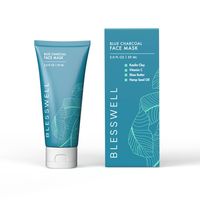 Blesswell Blue Charcoal Face Mask - 2 fl oz