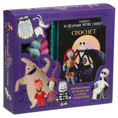 Disney Tim Burtons: The Nightmare Before Christmas Crochet - (Crochet Kits) by Ilaria Caliri (Mixed Media Product)