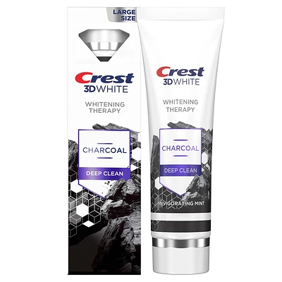 Crest 3D Whitening Therapy Charcoal Deep Clean Toothpaste