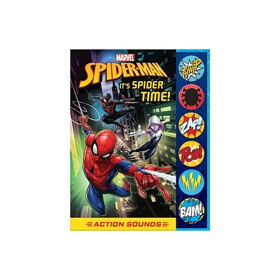 Marvel Spider-Man: Its Spider Time! Action Sounds Sound Book - by Pi Kids (Mixed Media Product)