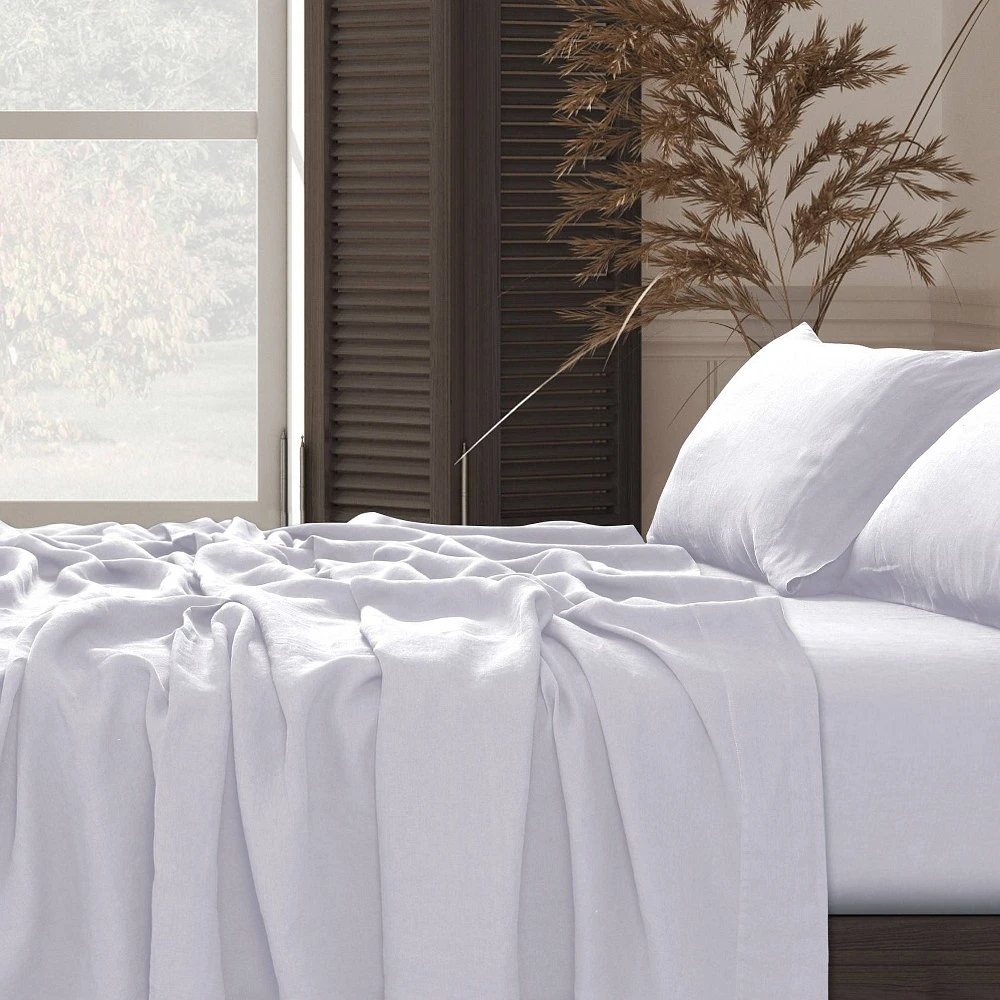 Washed Linen - Oeko-Tex® - White Washed Linen - Oeko-Tex® - White