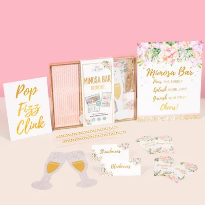 97ct Mimosa Bar Decor Kit