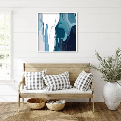 Amanti Art 33x33 Passage between The rocks II by Irena Orlov Wood Framed Wall Art Print