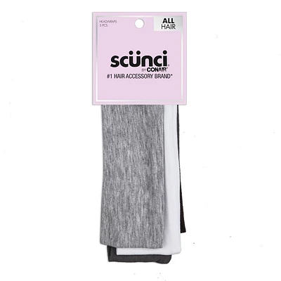 scnci No Damage Stretch Fabric Headbands - Neutral - All Hair - 5pk