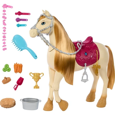 Barbie Mysteries the Great Horse Chase Interactive Toy Horse with Sounds Music & Accessories Set - 13pc