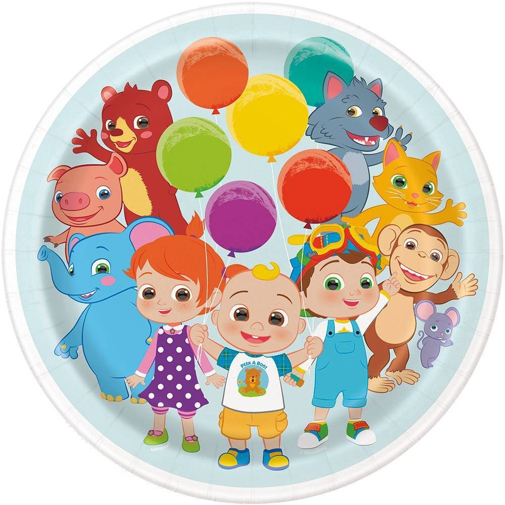 Cocomelon 8ct 9 Paper Plates