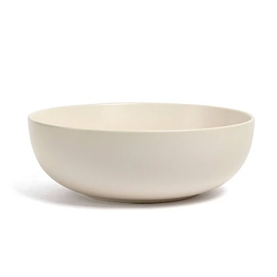 over&back 3.2qt Coupe Hand-Finished Stoneware Low Serving Bowl Semi-Matte