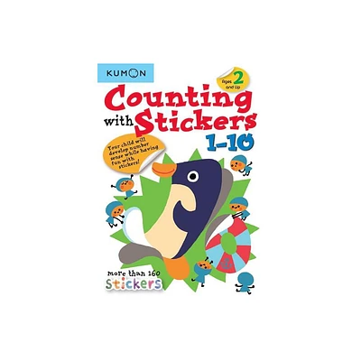 Kumon Counting with Stickers 1-10 - (Paperback)