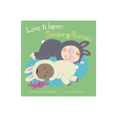 Leve Ti Lapen/Sleeping Bunnies - (Baby Rhyme Time (Haitian Creole/English)) (Board Book)