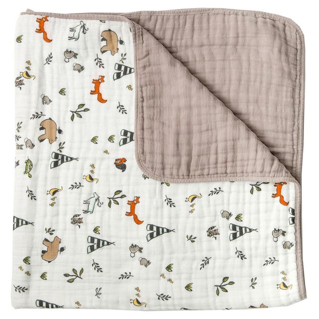 Little Unicorn 4-Layer Cotton Quilt Blanket