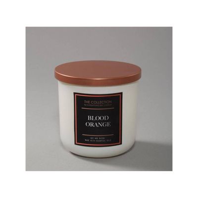 12oz Lidded Glass Jar 2-Wick Candle Blood Orange - The Collection By Chesapeake Bay Candle