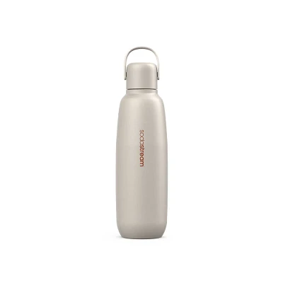 SodaStream GO Metal Water Bottle Sand