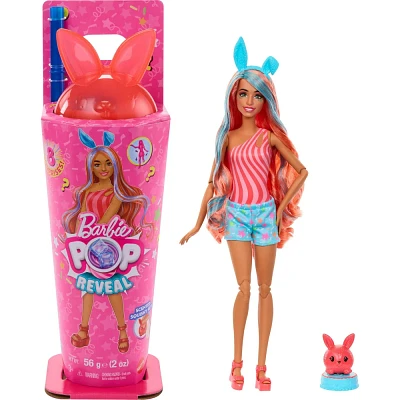 Barbie Pop Reveal Shakes Series 12 Doll and Accessories Set, Scented Bright Bunny Fashion Doll