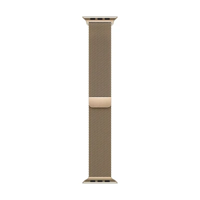 Apple Watch 45mm Gold Milanese Loop