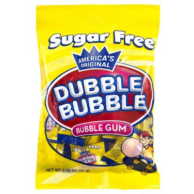 Dubble Bubble Sugar-Free Bubble Gum - 3.25oz/12ct