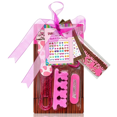 Piggy Paint Accessorize Me Nail Art - Lil Piggy Kit + Nail Files + Nail Art + Stick-On Earring - 3ct