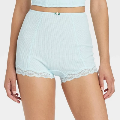 Women Waffle Boy Short