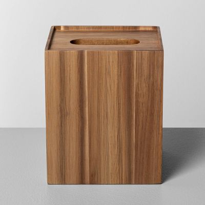 Wooden Tissue Box Holder - Hearth & Hand with Magnolia: Sturdy Wood, Sleek Design, Farmhouse Style