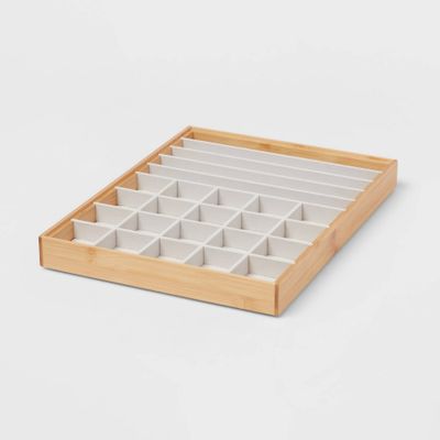 9 x 12 Stackable Bamboo Accessory Tray