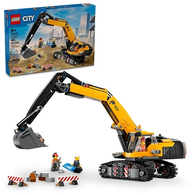 LEGO City Yellow Construction Excavator Toy Digger 60420