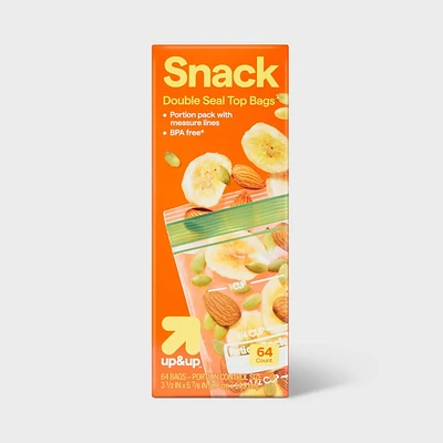 Portion Pack Snack Bags - 64ct - up&up