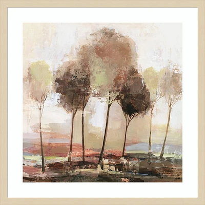 Amanti Art 25x25 Illusion Landscape by Allison Pearce Wood Framed Wall Art Print