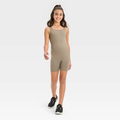 Girls Seamless Bike Leotard