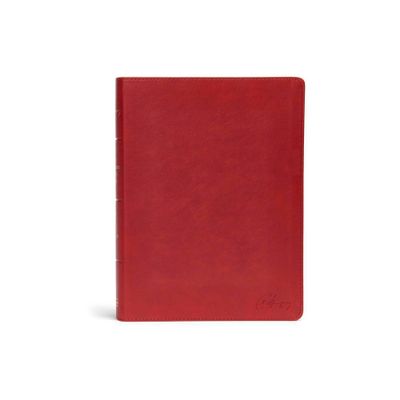 KJV Spurgeon Study Bible, Crimson Leathertouch - by Alistair Begg & Holman Bible Publishers (Leather Bound)